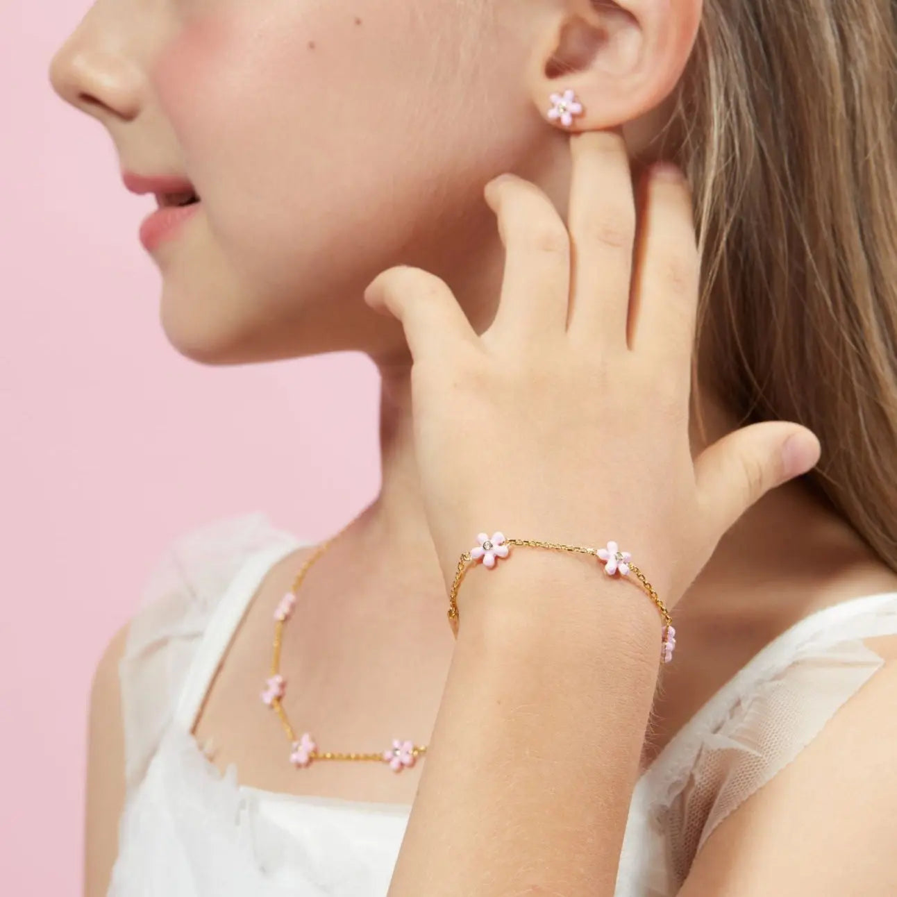 Petit Rosie Bracelet in Pink Anna Zuckerman