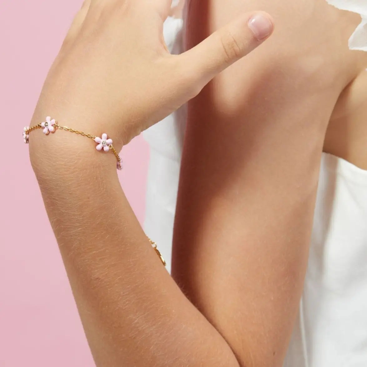 Petit Rosie Bracelet in Pink Anna Zuckerman