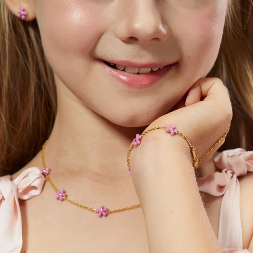 Petit Rosie Bracelet in Rose Anna Zuckerman