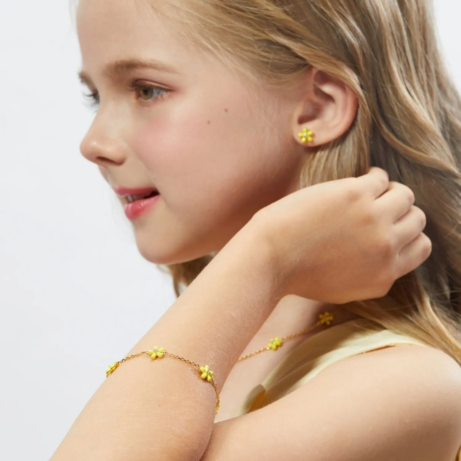 Petit Rosie Bracelet in Yellow Anna Zuckerman