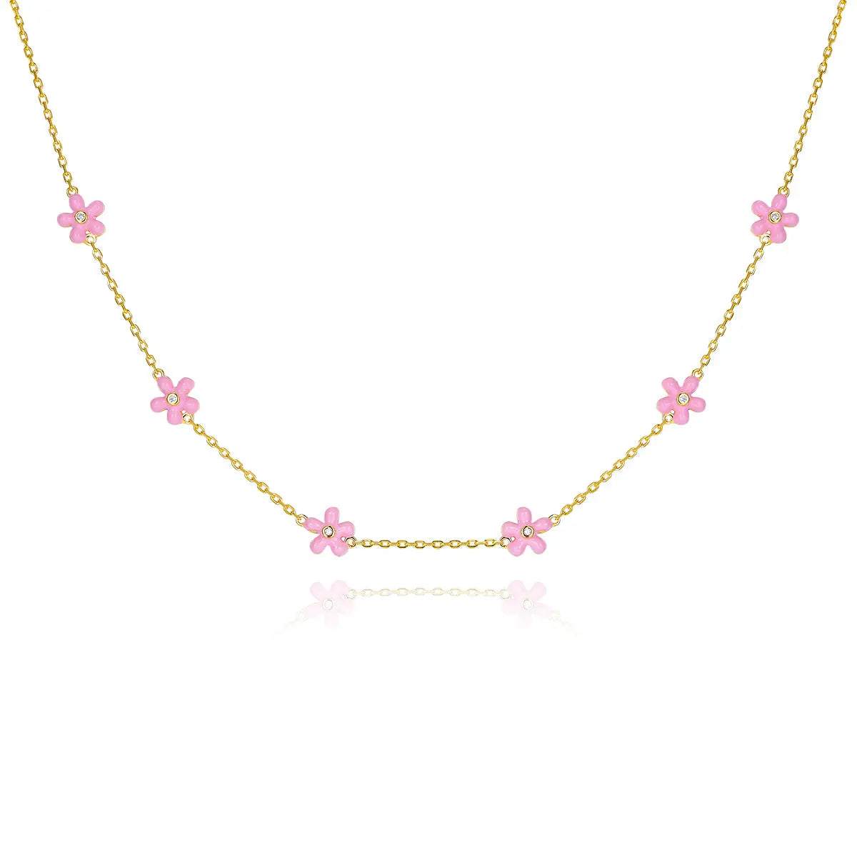 Petit Rosie Pink Necklace Anna Zuckerman