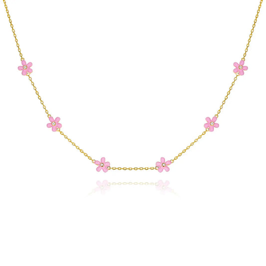 Petit Rosie Pink Necklace Anna Zuckerman
