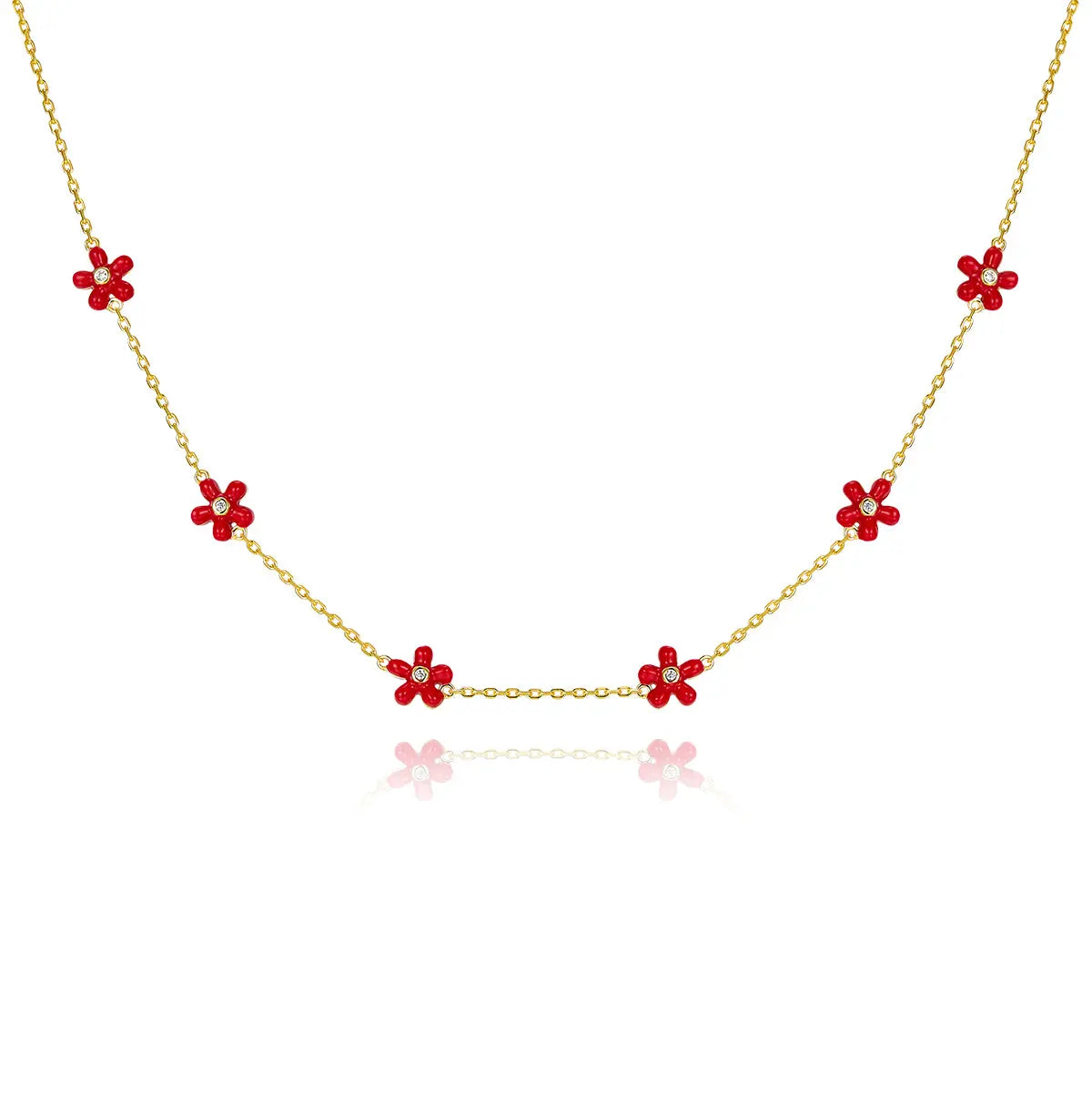 Petit Rosie Red Necklace Anna Zuckerman