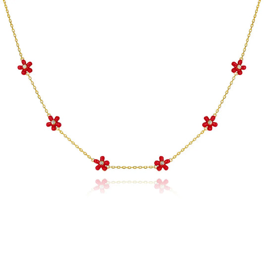 Petit Rosie Red Necklace Anna Zuckerman