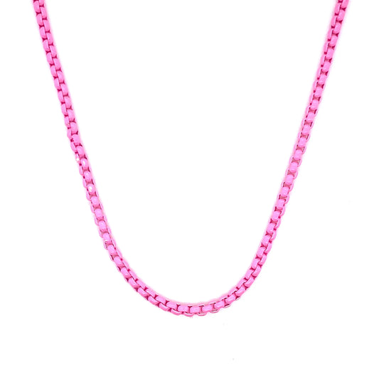 Petite Enamel Necklace - Anna Zuckerman
