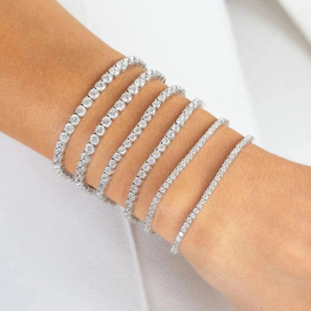 Petite Glamour 2 Carat Tennis Bracelet - Anna Zuckerman