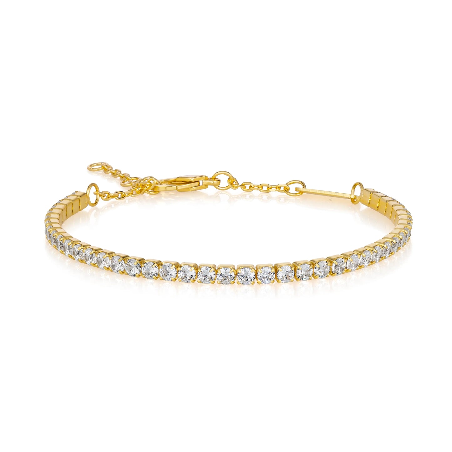 Petite Glamour 2 Carat Tennis Bracelet - Anna Zuckerman Bracelets