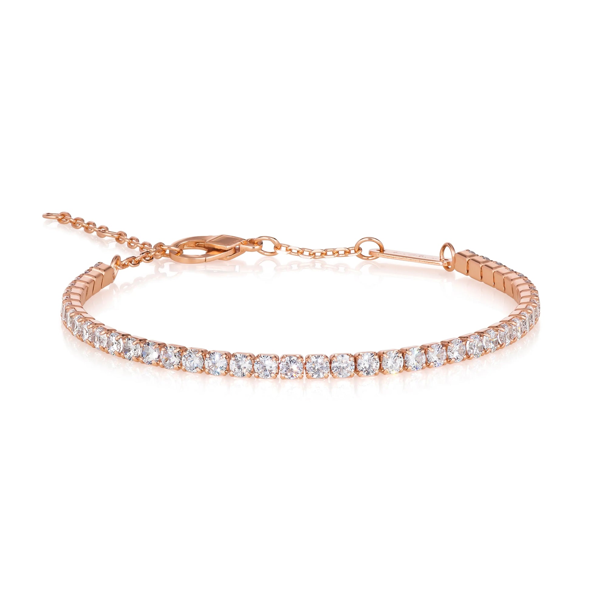 Petite Glamour 2 Carat Tennis Bracelet - Anna Zuckerman Bracelets
