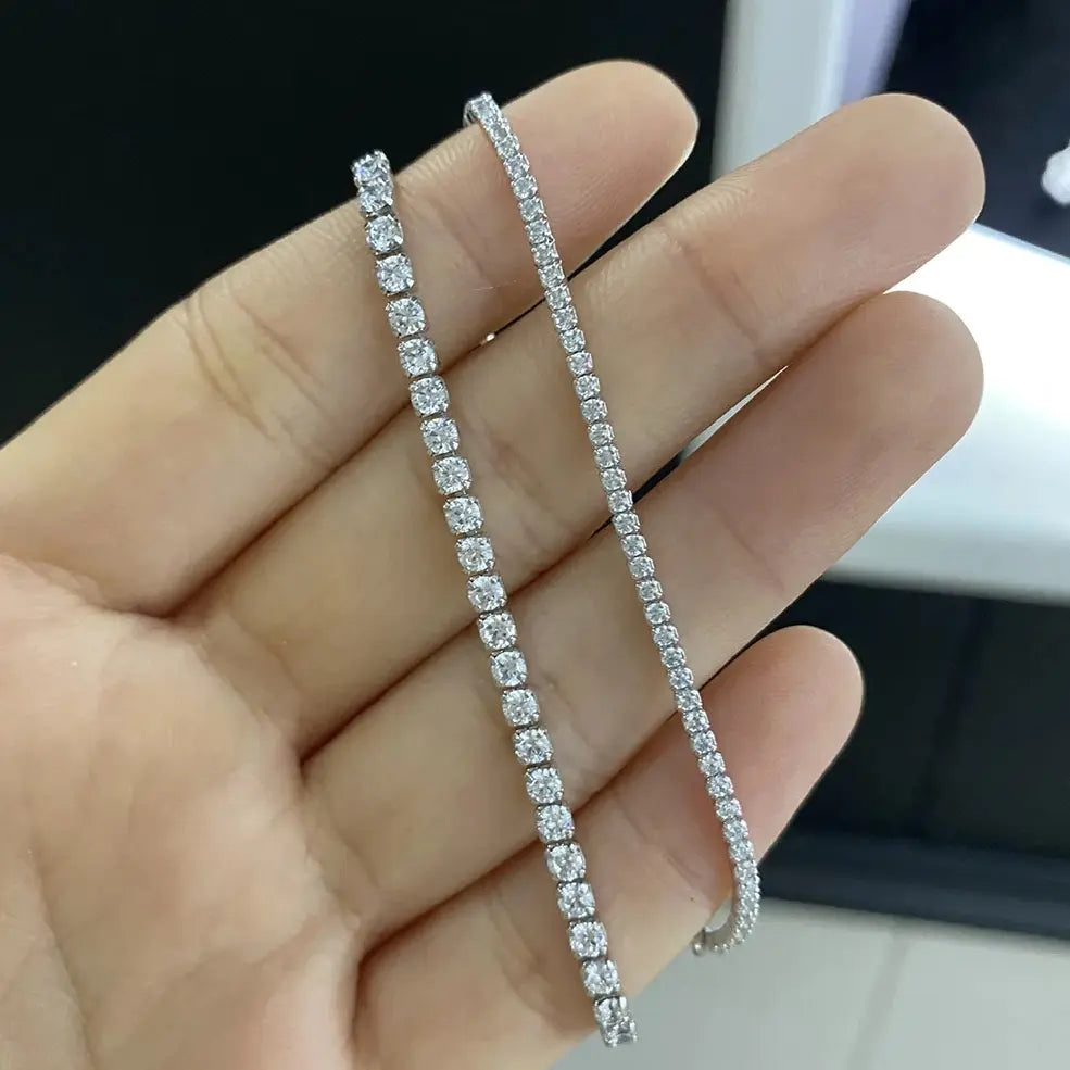 Petite Glamour 5 Carat Tennis Bracelet Anna Zuckerman