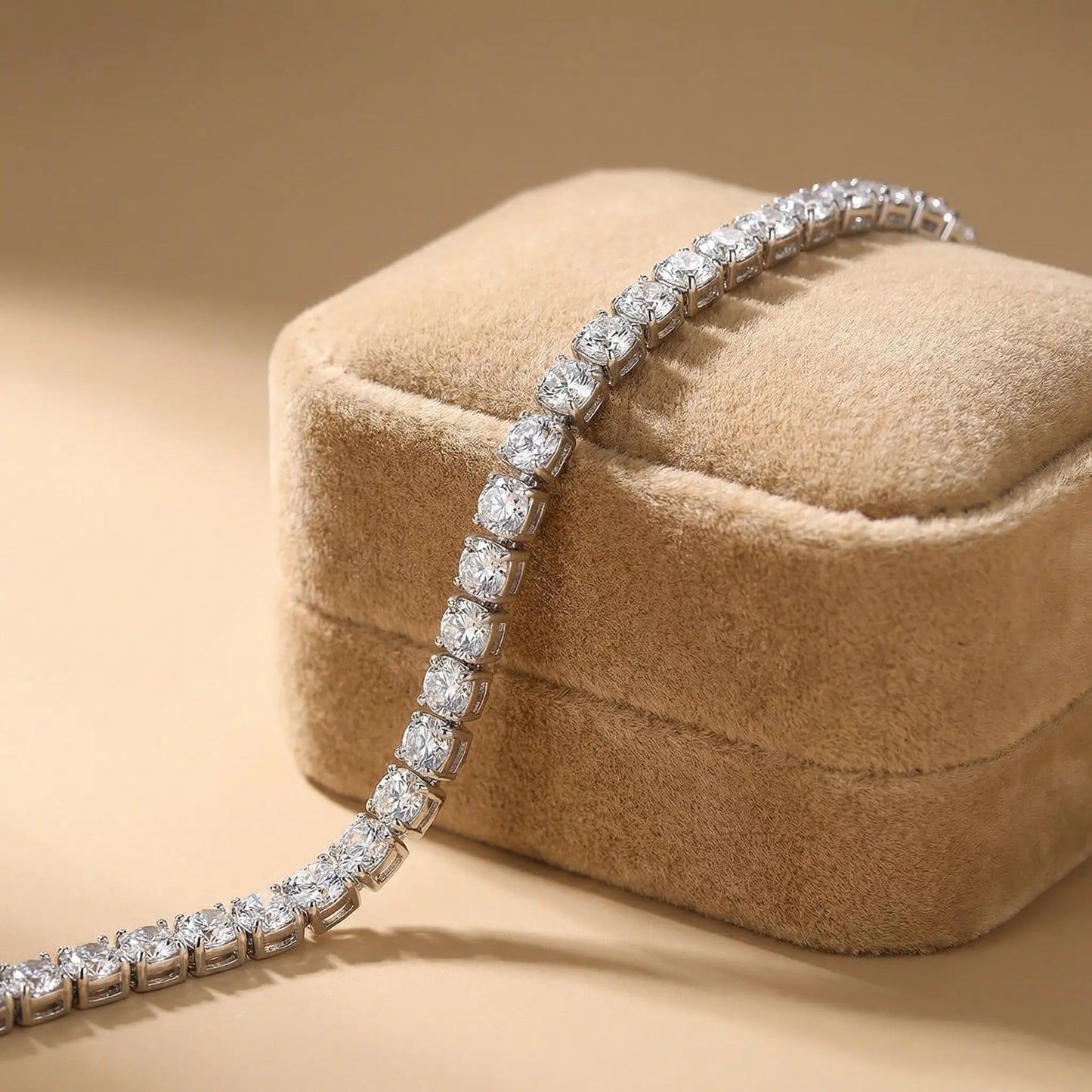 Petite Glamour 8 Carat Tennis Bracelet Anna Zuckerman