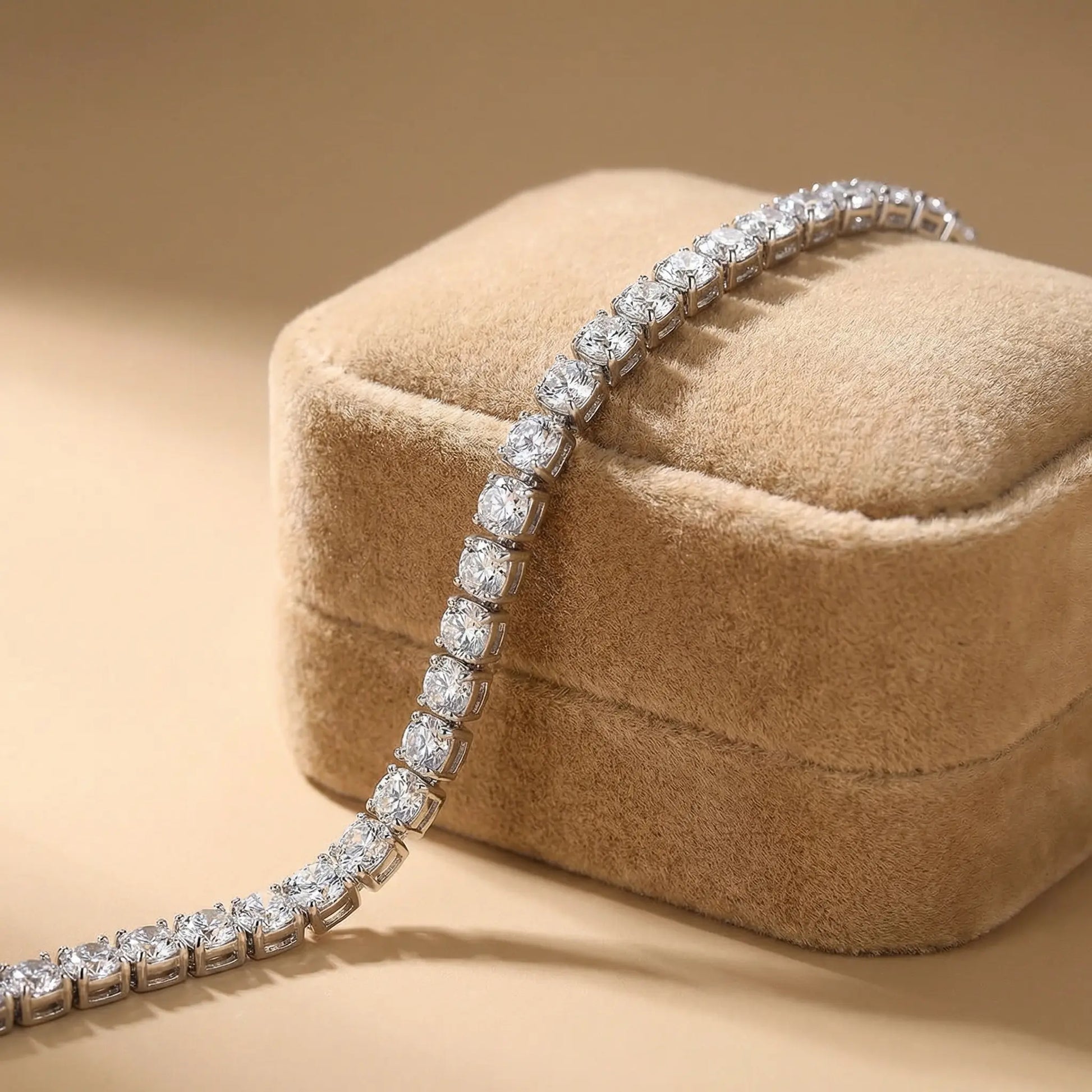 Petite Glamour 8 Carat Tennis Bracelet Anna Zuckerman