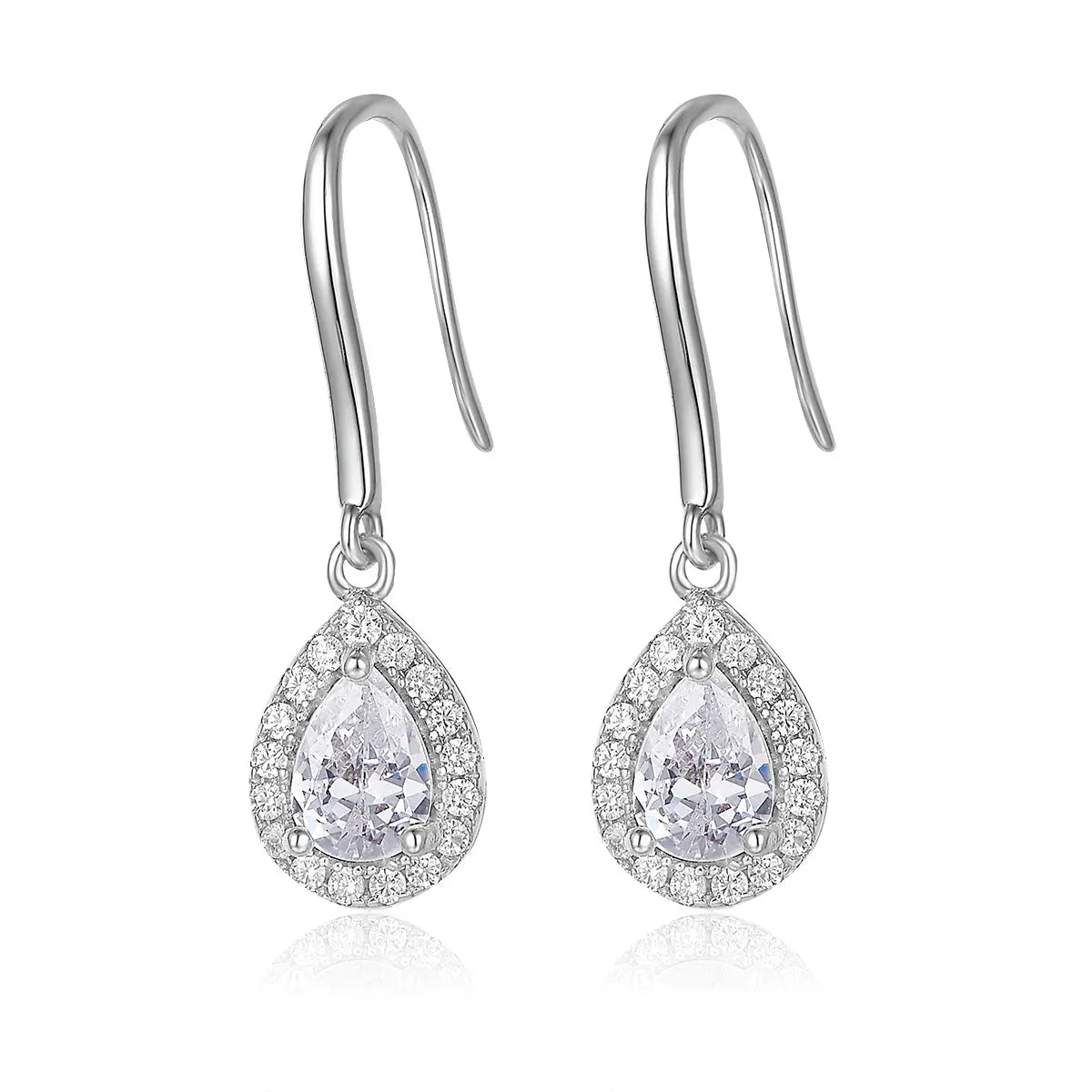 Petite Halo Drop Earrings Anna Zuckerman
