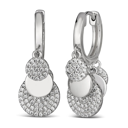 Petite Pave Huggie Earrings Anna Zuckerman