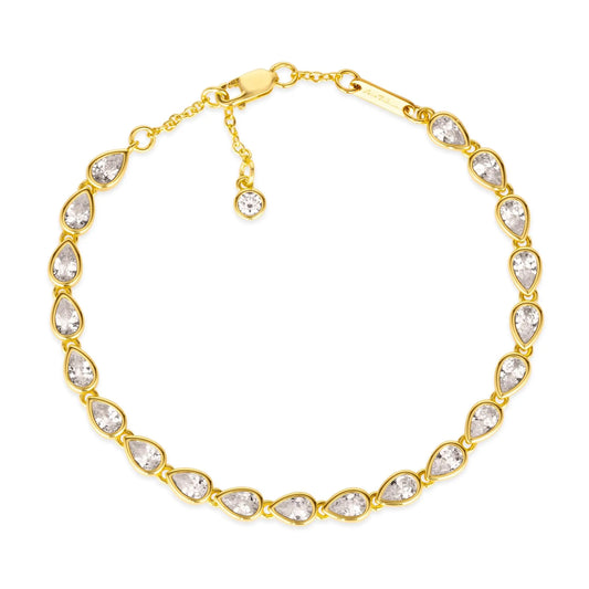 Petite Tear Drop Diamond Crystalline Bracelet Anna Zuckerman Retail