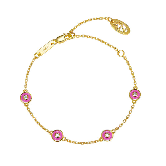 Petit Bubble Bracelet in Rose