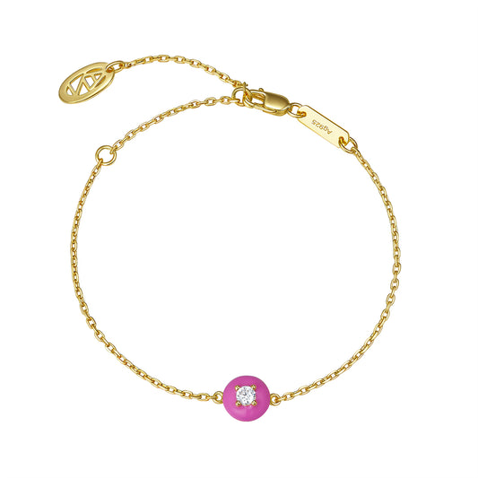 Petit Cupcake Bracelet in Rose
