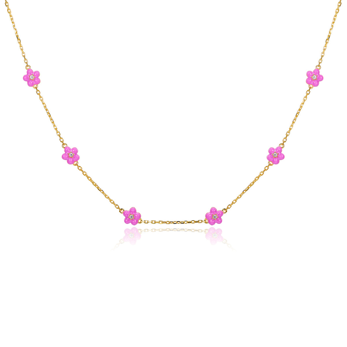 Petit Daisy Rose Necklace