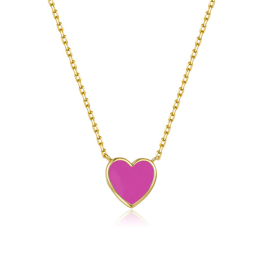 Petit Love Necklace in Rose