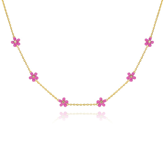Petit Rosie Rose Necklace