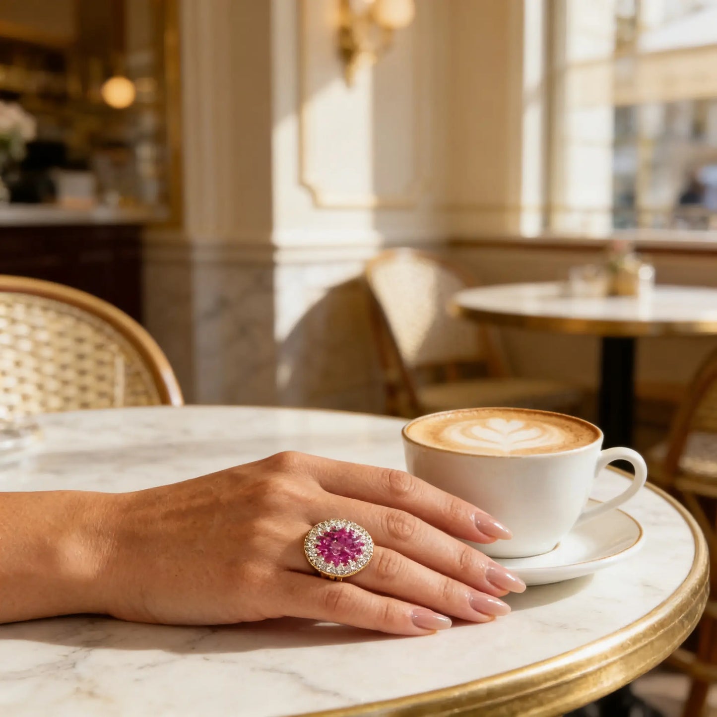 Pink Bloom Ring
