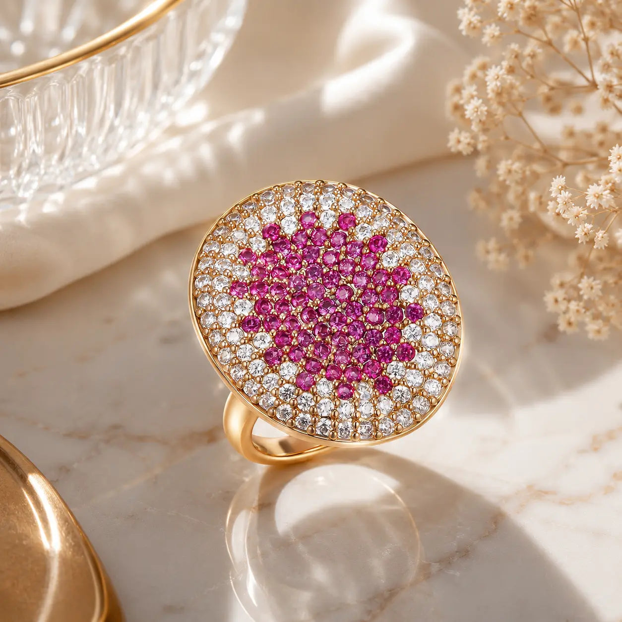 Pink Bloom Ring