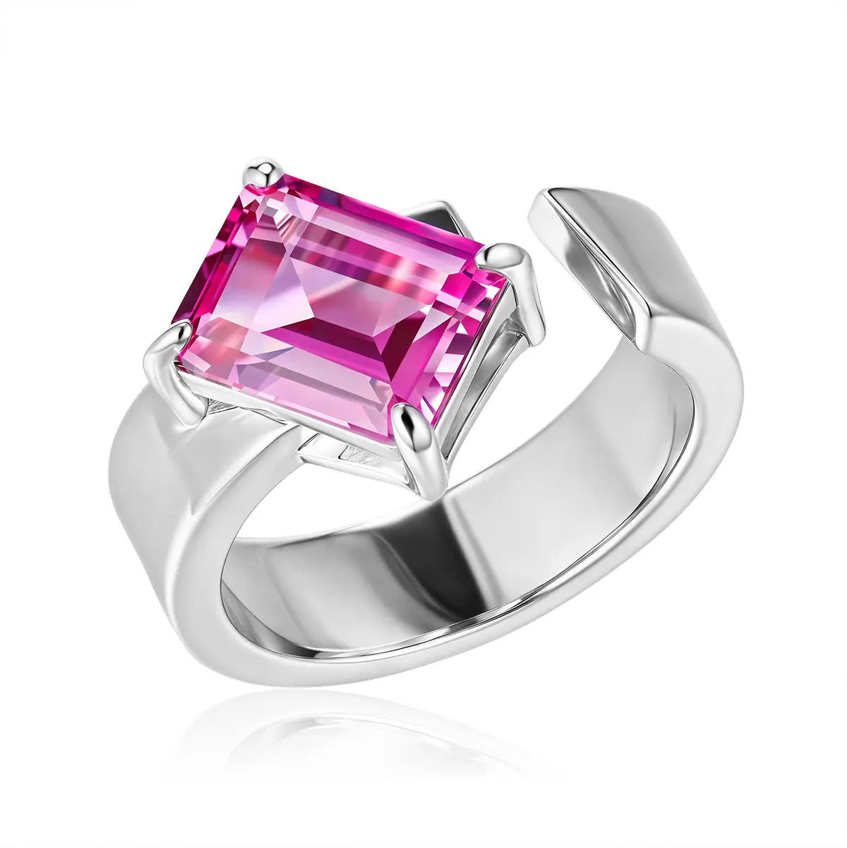 Pink Sapphire Bypass Ring Anna Zuckerman