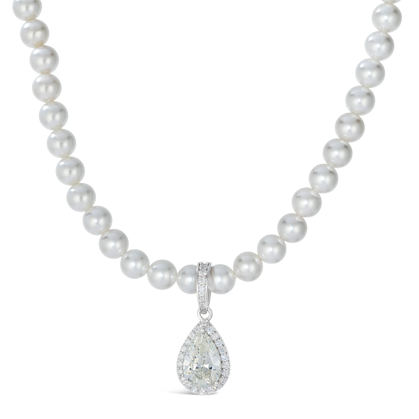 Princess Di Champagne Pearl Necklace Anna Zuckerman