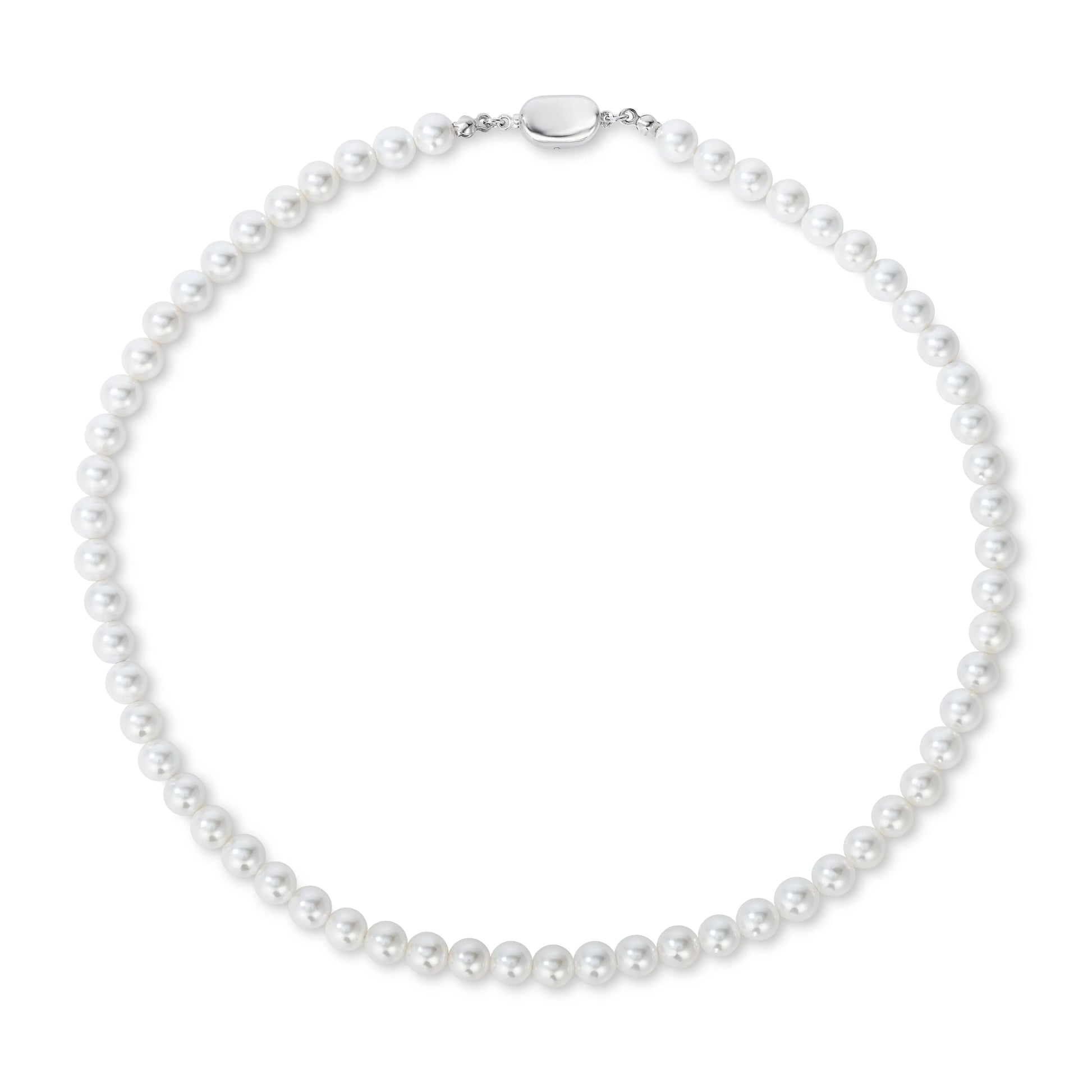 Princess Grace 6mm Pearl Necklace Anna Zuckerman