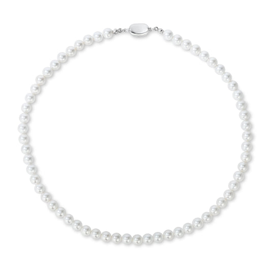 Princess Grace 6mm Pearl Necklace Anna Zuckerman