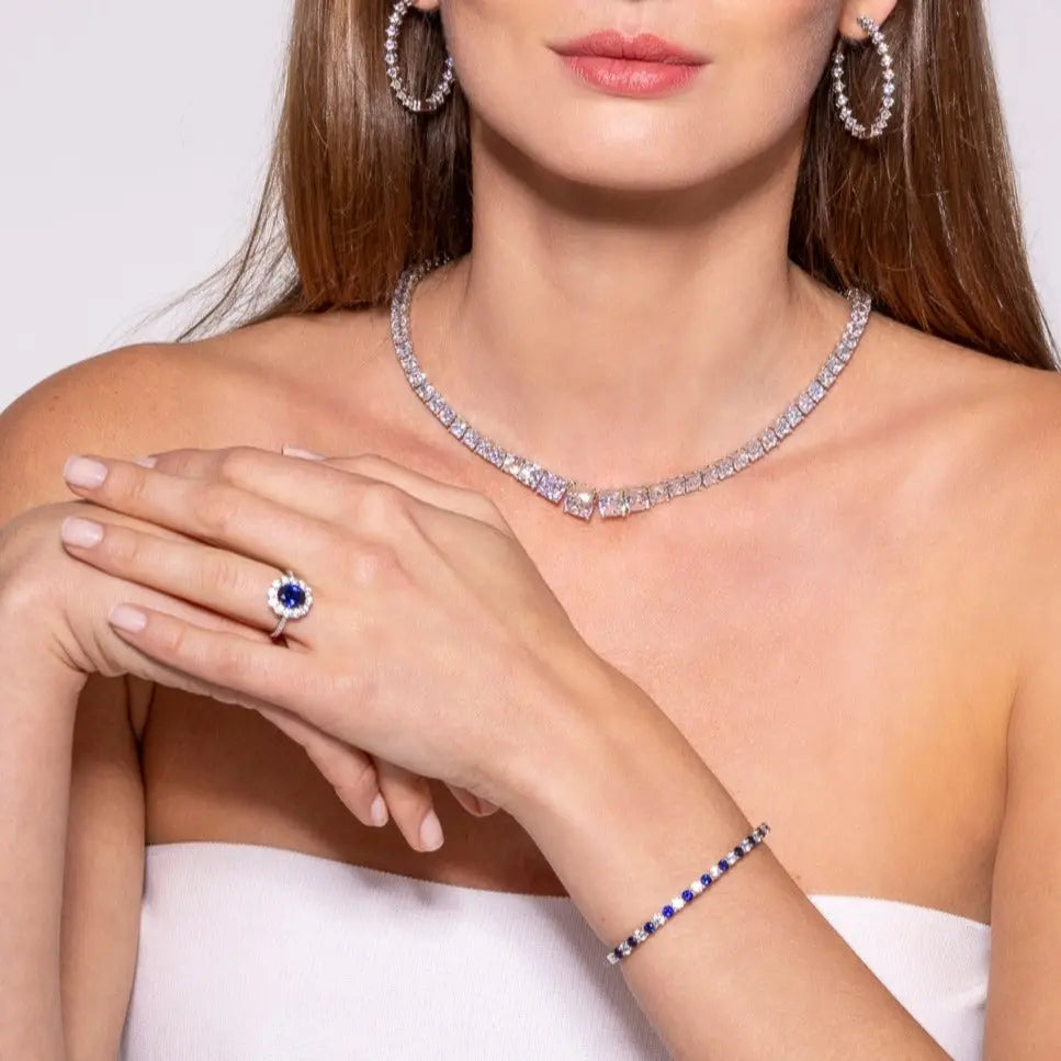 Princess of Wales Blue Sapphire Ring - Anna Zuckerman