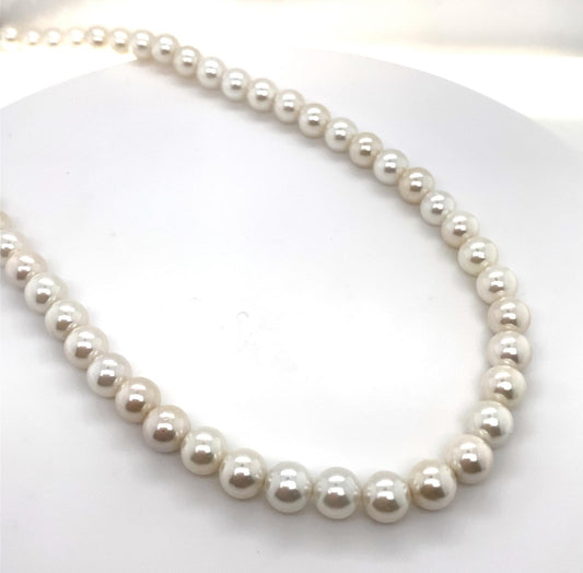 Princess Grace 6mm Pearl Necklace