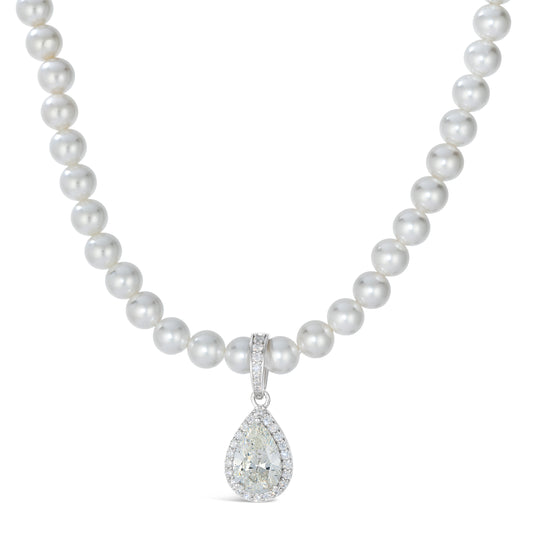 Princess Di Champagne Pearl Necklace