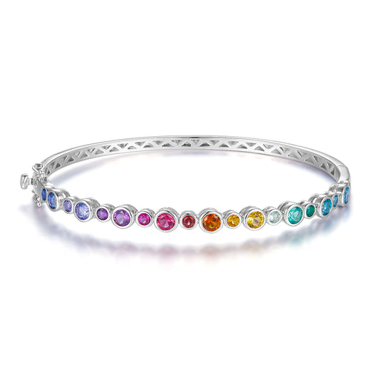 Rainbow Bangle Bracelet
