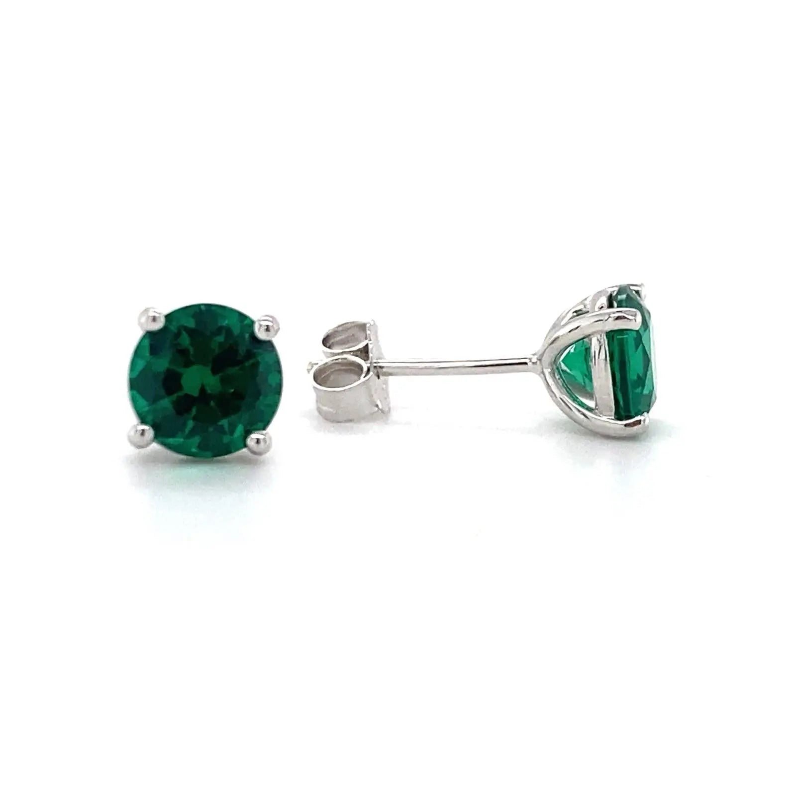 Rock Star 2 Carat Diamond Crystalline Studs in Multi Color Gem - Anna Zuckerman