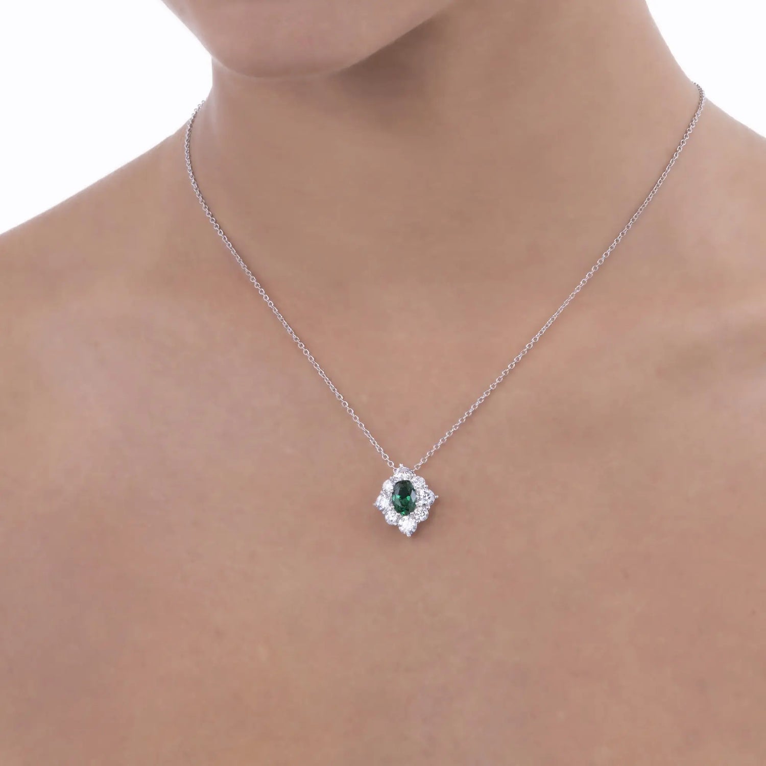Rodeo Drive Emerald Necklace Anna Zuckerman