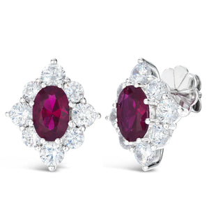 Rodeo Drive Ruby Earrings - Anna Zuckerman