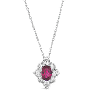 Rodeo Drive Ruby Necklace Anna Zuckerman