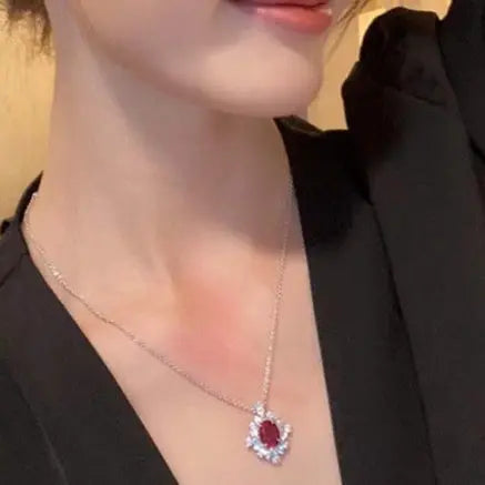 Rodeo Drive Ruby Necklace Anna Zuckerman