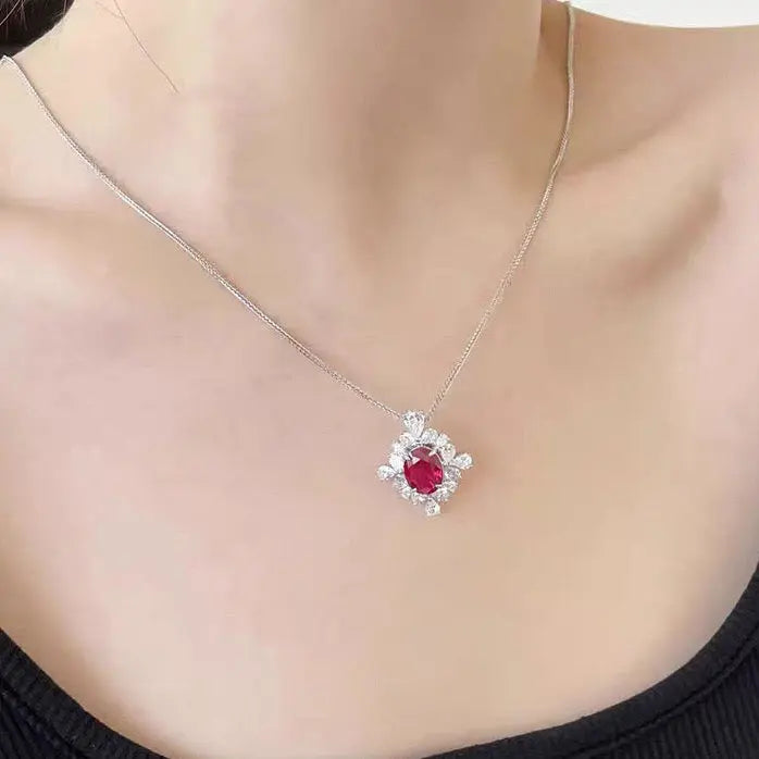 Rodeo Drive Ruby Necklace Anna Zuckerman