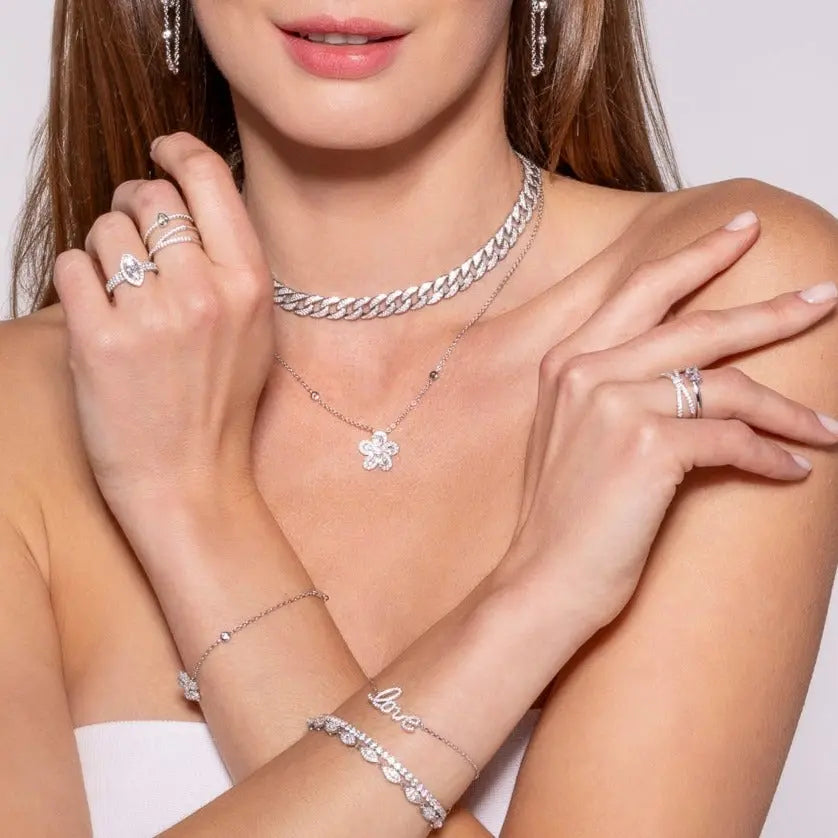 Rosa Rita Petite Crystalline Ring - Anna Zuckerman