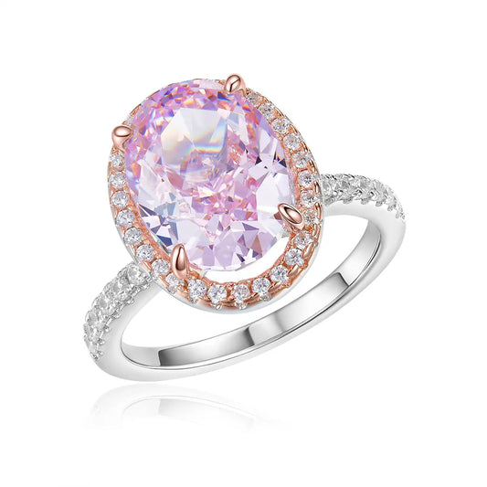 Rosalie 4 Carat Ring in Pink Anna Zuckerman