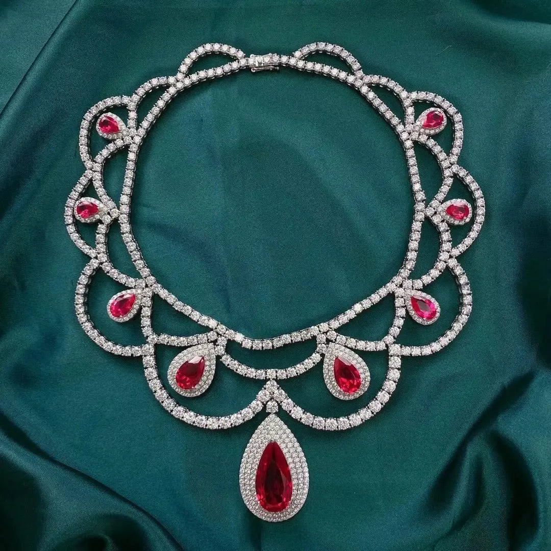 Royal Goddess Ruby Necklace - Anna Zuckerman