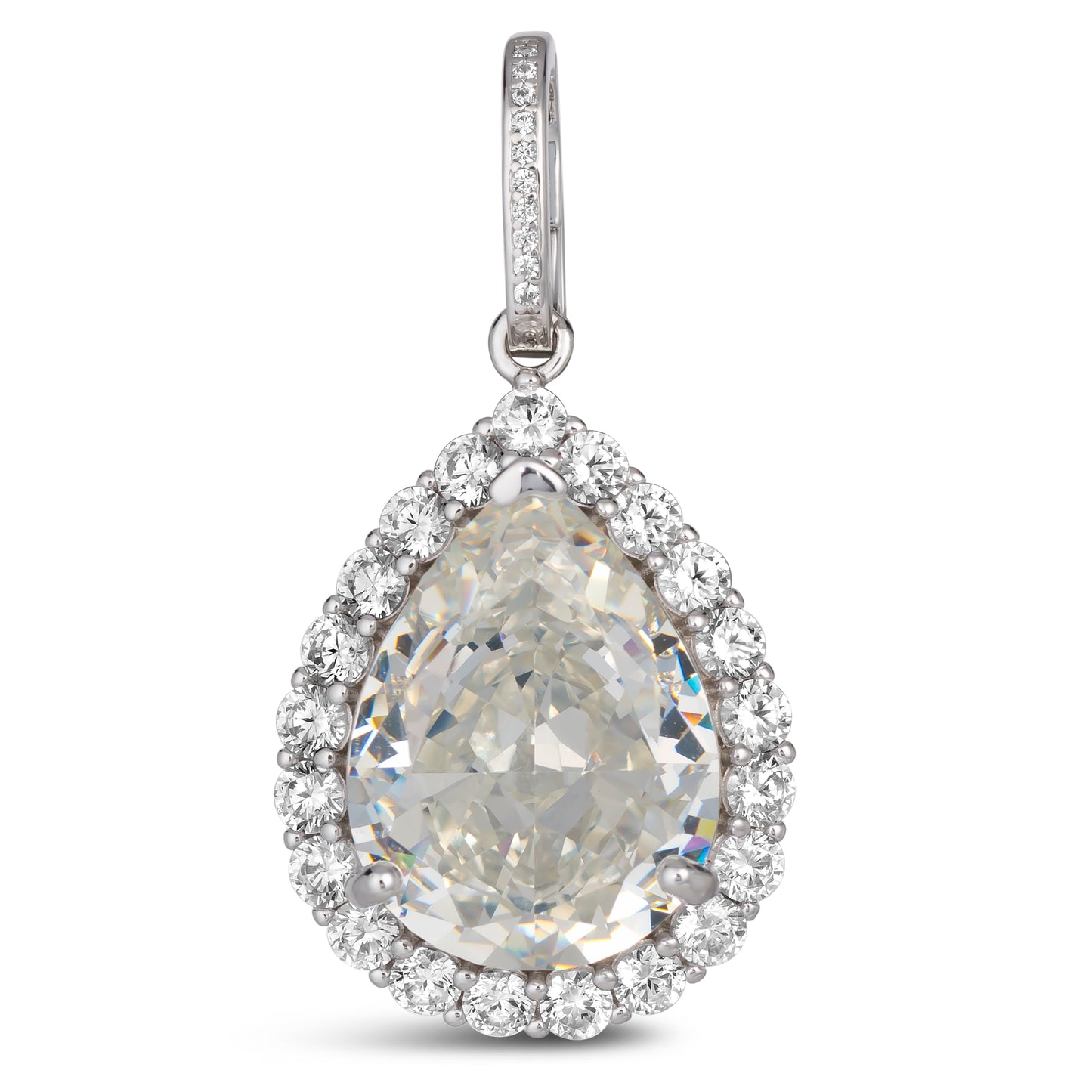 Royal De Luze Pendant with Champagne Color Crystalline