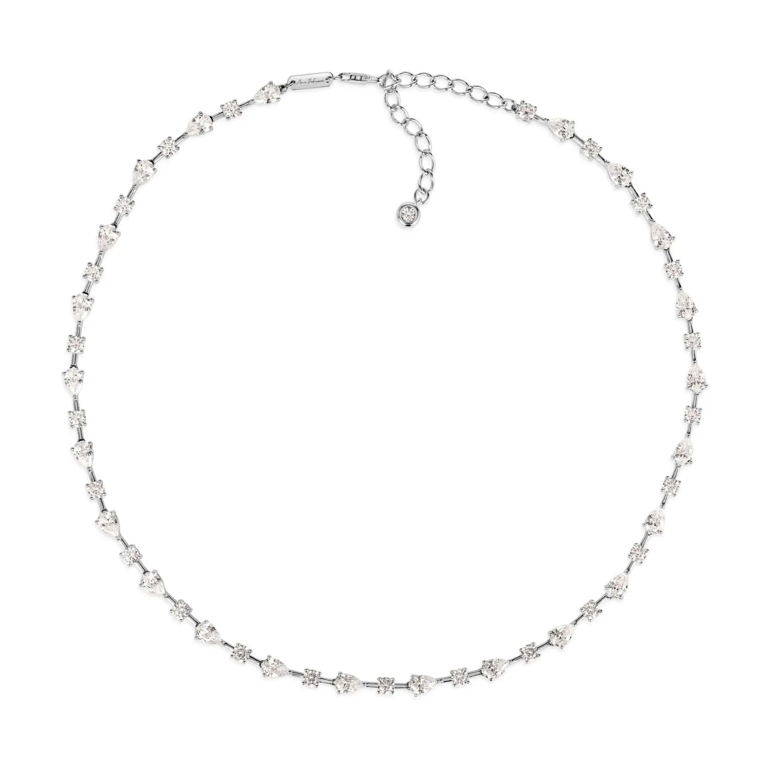 Sabrina 9.80tcw Diamond Crystalline Choker Necklace Anna Zuckerman Retail