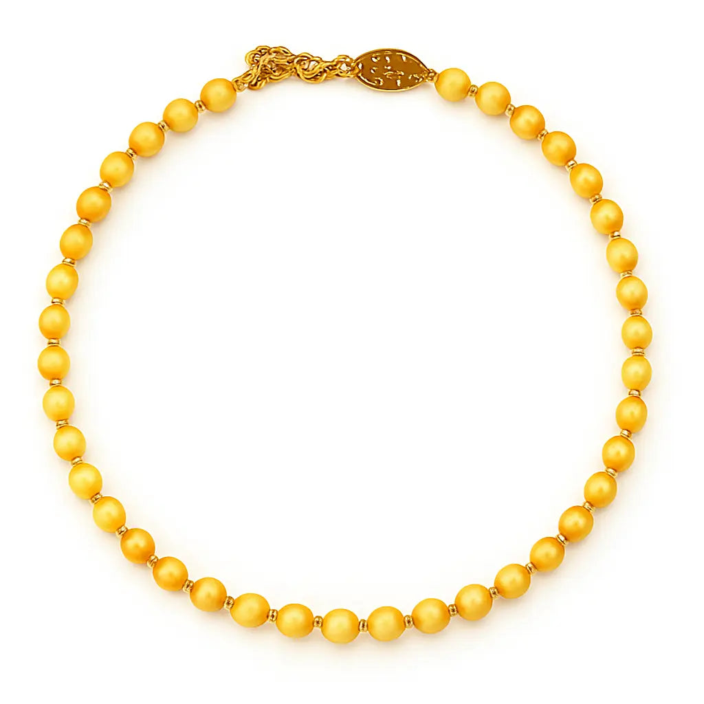 Saffron Choker in Gold Anna Zuckerman