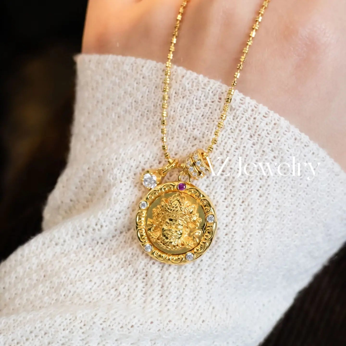 Samsara D'Or Necklace Anna Zuckerman