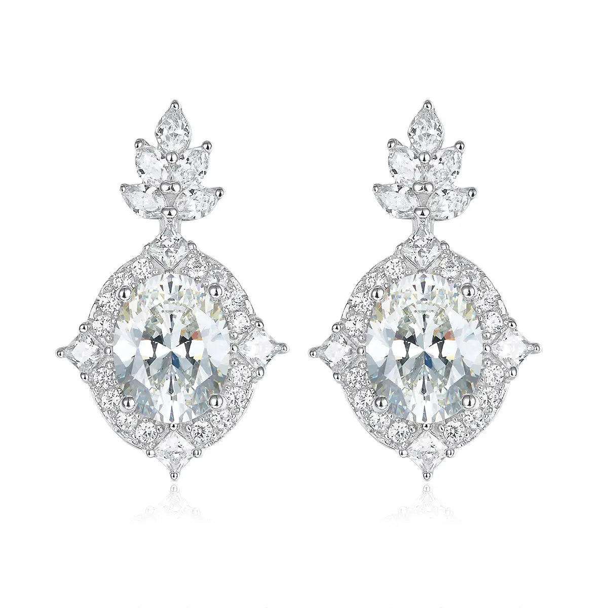 Santana Drops in White Diamond Anna Zuckerman