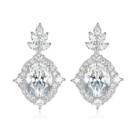 Santana Drops in White Diamond Anna Zuckerman