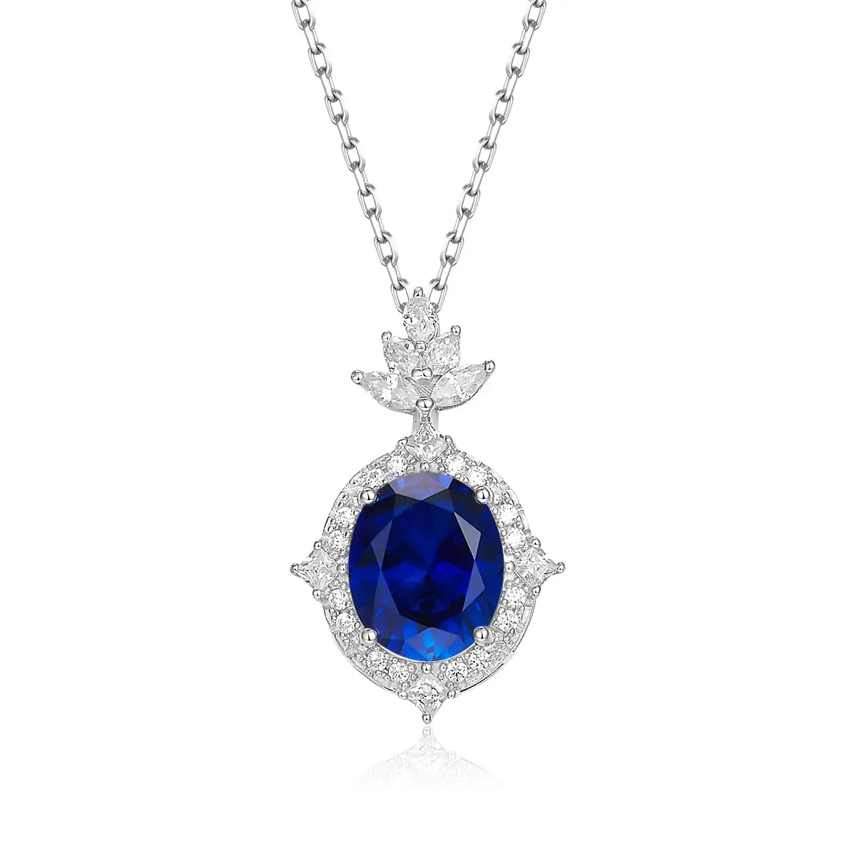 Santana Necklace in Blue Sapphire Anna Zuckerman