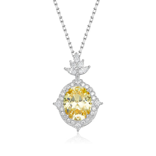 Santana Necklace in Canary Yellow Anna Zuckerman